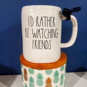 Raw Dunn "I'D RATHER BE WATCHING FRIENDS" coffee/tea mug